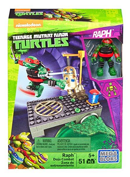 Mega Bloks Teenage Mutant Ninja Turtles Raph Dojo Combat Playset - sop-development