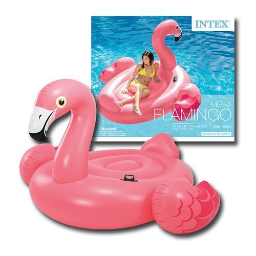 Intex Mega Flamingo Island Pool Floater 86 x 83 x 53 inches - sop-development