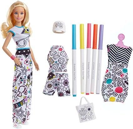 Barbie Crayola Color-In Fashion Doll and Fashions - sop-development