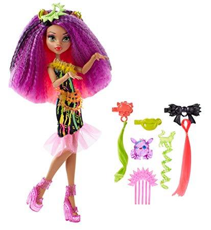 Monster High Electrified Monstrous Hair Ghouls Clawdeen Wolf Doll - sop-development