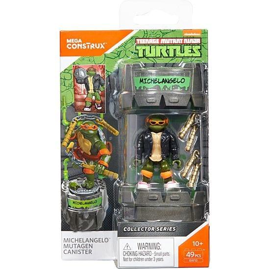 Mega Construx Teenage Mutant Ninja Turtles Classic Series Michelangelo Mutagen Canister - sop-development