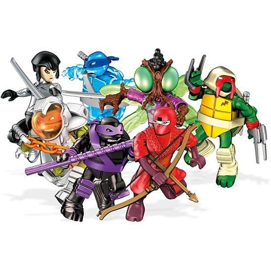 Mega Construx Teenage Mutant Ninja Turtles Micro Action Figures, Red Ninja - sop-development